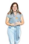 Baby Sling Wrap Newborn to Toddler Carrier, Stretchy Baby Wraps - Baby Sling Safety Tested, Hands-Free Baby Wrap Carrier, Newborn Sling - Baby Carrier (Medium Grey)