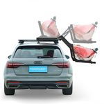 TOOENJOY Elevate Lift Assist Roof Rack, SUV Bike Kayak Carrier, Elevating Assist Camping Multiple Loading(Black）