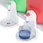 Koomduk [2 Pack] Laundry Detergent Cup Holder,Detergent Drip Catcher, No Leaks and stay clean (2 White)