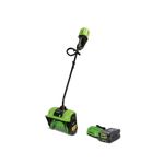 Greenworks 60V 12" Brushless Cordless Snow Shovel, 20ft Throwing Distance, 12" Wide & 6" Deep Clearing, Electric Snow Thrower Blower Removal for Driveway Winter Storm, 2.5Ah Battery&Charger Included