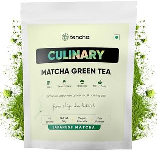 Tencha Matcha Tea, 50 Servings, 50 GM | Pure Japanese Matcha Green Tea Powder | Sourced from Shizuoka, Japan | Vegan | No Artificial Sweeteners | Culinary Grade Matcha Powder