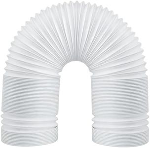 FUBININA Portable Air Conditioner Hose, AC Hose with 5.9" Diameter, Anti-Clockwise Thread Length up to 80" AC Exhaust Hose for Portable AC Vent Replacement Tube Compatible with LG Air Conditioner Part