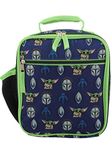 Star Wars Mandalorian Baby Yoda Boy's Girl's Adult Soft Insulated School Lunch Box (One Size, Blue/Green)