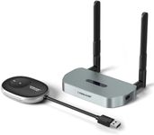 Lemorele Wireless USB Transmitter and Receiver Kit, Wireless USB Extender Transmitter, Wireless HDMI Kit Suitable for Streaming, Compatible with Windows7,8,10/MacOS10.15 and Above