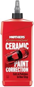 Mothers California Gold Ceramic Paint Correction, 12 oz. | Cuts and Polishes in One Step, Corrects Scratches and Water Spots, Restores Color, Gloss and Shine (01712)