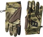 Under Armour Men's Hunt Early Season Fleece Gloves, Ua Forest 2.0 Camo (988)/Black, Large