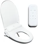 New and Improved 2024 TUSHY Ace 2.0 Elongated Electric Bidet & Heated Seat. A Luxury Clean Seat Sensor & Soft Close Lid Self Cleaning Nozzle, Remote Control Water Temp, Pressure Control, and Air Drier