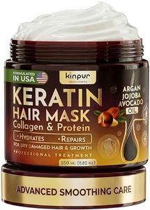 Hair Mask for Dry Damaged Hair with Collagen, Biotin, Argan Oil - Helps Repair Hair and Reduce Damage from Heat, Sun, Coloring - Moisturizing Keratin Hair Mask for Split Ends, Hair Loss and Breakage