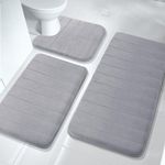 Yimobra 3 Pieces Bath Mat Set, Extr