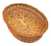 INDIANA CRAFTS Full Cane Oval Deep Wicker Bamboo Baskets | Fruit Gift Packing | Shelf Baskets | Storage Baskets | Multipurpose Handmade Eco Friendly Cane Basket, 15x10 inch (capacity5-6 kg) Medium