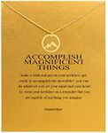 Friendship Anchor Compass Necklace Good Luck Elephant Pendant Chain Necklace with Message Card Gift Card
