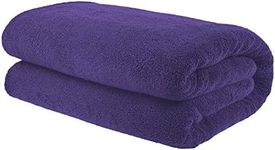 100% Cotton Oversized 40x80 Bath Sheet, Turkish Bath Towels for Bathroom Extra Large, Purple Bath Sheet