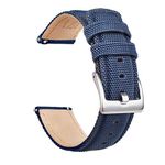 Ritche Sailcloth Watch Band Quick Release Watch Strap Compatible with Samsung Galaxy Watch 6 Band Classic 43mm 47mm 40mm 44mmTimex / Seiko / Fossil / Citizen Watch Bands for Men Women, Valentine's day