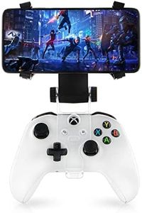 ECHZOVE Xbox Series X Controller Phone Clip, Xbox One Controller Mobile Phone Mount Adjustable Phone Holder Clamp for Xbox Series S/X, Xbox One S/X, Xbox One Controllers