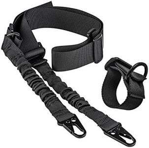 Gun Sling 2 Point Rifle Sling with Sling Strap for Rifle Shotgun, Length Adjustable