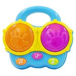 WEoffer whatYOUwant Portable Small First Bongo Drums. Educational Toy for Music Learning and Entertainment for Ages 9 Months to 4 Years