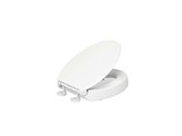 Kohler Hyten Elevated Quiet-Close Elongated Toilet seat, White
