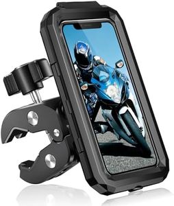 BTNEEU Handyhalterung Motorrad Wasserdicht Universal Fahrrad Handyhalterung Lenker 360° Drehbar Roller Smartphone Handyhalter Anti-Vibration Handy Halterung Moped für 5,5-7,0 Zoll Smartphone