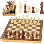 15.35 Inch Magnetic Wooden Chess Se