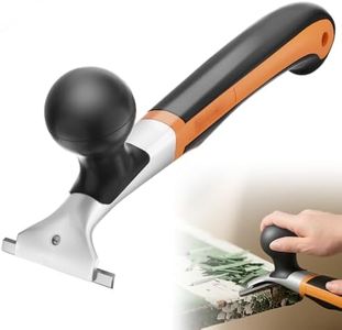 Professional 2-1/2" Tungsten Carbide Scraper - Extra Long Double-Sided Blade for Removing Paint, Epoxy, Rust, Adhesive & Carpet Glue - Heavy Duty Ergonomic Scraper Tool