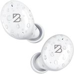 Tempo 30 Wireless Earbuds for Small Ears with Premium Sound, Comfortable Bluetooth Ear Buds for Women and Men, White Earphones for Small Ear Canals with Mic, IPX7 Sweatproof, Long Battery, Loud Bass