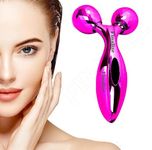 Finalize Body Massager/ 3D Manual Roller relifer/ 360 Rotate Roller Face Body Massage/Skin Lifting/Wrinkle Remover and Facial Massage/for Relaxation and Skin Tightening Tool/Uni-Sex - (Pink 3D_)