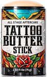 Tattoo Balm Stick – Maximum Strenght Tattoo Aftercare Healing Ointment – Travel Size Deluxe Tattoo Butter Moisturizer & Tattoo Numbing Cream, Lotion, Glide Alternative, Tattoo Care Supplies