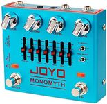 JOYO Bass Guitar Pedals Overdrive Amp Simulator Effect Pedal with 6 Band Graphic EQ and Noise Reduction Switch for Bassist Electric Guitar Bass (MONOMYTH R-26)