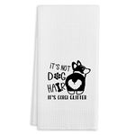 It's Not Dog Hair It's Corgi Glitter Kitchen Towels Tea Towels,16 X 24 Inches Cotton Modern Dish Towels Dishcloths,Dish Cloth Flour Sack Hand Towel for Farmhouse Kitchen Decor,Dog Lover Gifts