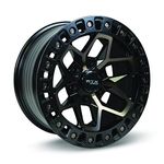 RTX ZION Custom Wheel - 18x9, -15 Offset, 5x127 Bolt Pattern, 71.5mm Hub - Black with Machined Bronze Face Rim