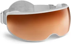 RENPHO Eyeris Calina Eye & Temple Massager for Migraines, Voice Control Smart Migraine Massager, Slidable Temple Massage Cushions, Heated Eye Mask Improve Sleep Stress Relief, Gifts for Women