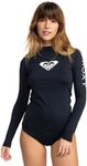 Roxy Women's Whole Hearted Long Sleeve UPF 50 Rash Vest for Women Rash Guard Shirt (Pack of 1) Anthracite