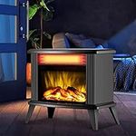 QCLUEU Electric Stove Heater Firepl