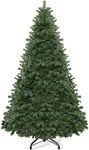 YITAHOME 6ft Artificial Christmas Tree, Realistic Christmas Pine Tree with 880 Tips, Foldable Metal Frame & Metal Stand, Easy Assembly Pop Up Christmas Tree for Home Party, 182 x Φ115cm