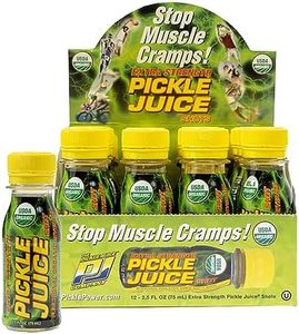 Pickle Juice Organic Extra Strength Sport Drink for Muscle Cramps Tennis Medvedev, 75 ml (Pack of 12)