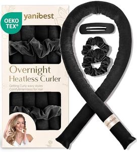 Yanibest Heatless Hair Curler to Sleep in, Overnight curl headband, No Heat Hair Curler Set with Hair Clip Scrunchies for Styling