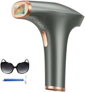 Haarlosy Épilateur Lumière Pulsée de Glace,IPL Épilateur Laser 999,900 Flashes avec 9 Niveaux et 3 Fonctions - HR/SC/RA pour Femme et Homme, Visage, Corps, Bikini, Aisselles - Noir foncé