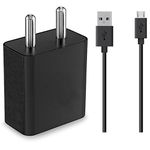 ShopMagics 2 Amp Mobile Charger for Lenovo Tab 2 A7-30 / Lenovo Tab2 A 7-30 / Lenovo Tab 2 A7-30 Charger Original Adapter Like Mobile Charger | Power Adapter | Wall Charger | Fast Charger | Android Smartphone Charger | Battery Charger | Hi Speed Travel Charger With 1 Meter Micro USB Cable Charging Cable Data Cable ( 2 Ampere, Black / White )