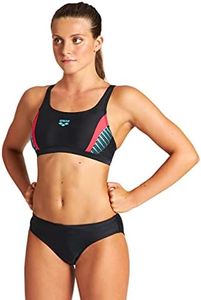 arena Threefold R Bikini Deportivo Feel para Mujer, Slip con cordónes , Bañador de Secado Rápido y Tejido arena MaxFit Eco, Resistencia al Cloro y al Salitre, Protección UPF 50+ UV