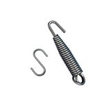Barakath Swing Springs,- Heavy-Duty Chrome Hammock Hanging Chair Spring for Hammock Chairs Ceiling Mount Porch Swings? Hanging Kit for Yoga, Indoor Outdoor (1 Spring, 1 Shook)