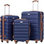 Coolife Luggage 3 Piece Set Suitcas