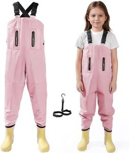 Ghosthorn Chest Waders for Kids Youth Fishing Waders Waterproof Hunting Waders with Boots Nylon Waders for Toddler Children