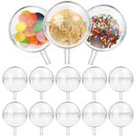 Chocolate Holder 100Pcs Clear Chocolate Box Round Candy Wrappers Holders Flower Packaging Support Wedding Valentine S Day Decoration Round Truffle Holder