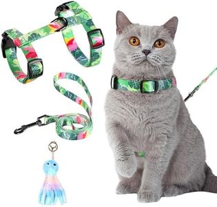 Leekalos Cat Harness and Leash for Walking,Cats Escape Proof - Adjustable Kitten Harness for Large Small Cats, Use Safe & Easy,Fit for Puppy,Rabbit
