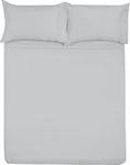 Microfiber RV Sheet Sets, 48x75 3/4 Full Bunk, Light Grey Solid, Bed Sheets for Campers, RV's & Travel Trailers Fit Mattress up to 10 Inch deep