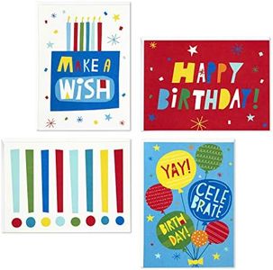 Hallmark Birthday Cards Assortment, Make a Wish (48 Cards with Envelopes)