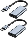 USB C to HDMI Adapter for Monitor, 4K HDMI to USB C Laptop Docking Stations for MacBook pro, USB Type C to HDMI Cable for iPad air, USBC to HDMI Dongle for Chromebook XPS TV ect