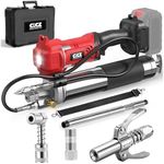 Cordless Grease Gun Compatible with Milwaukee 18V Battery, Variable Speed Trigger, 10000 PSI High-Flow Electric Grease Gun for for Tractor Truck Heavy Equipment, 39" Hose & 4 Couplers (Tool Only)