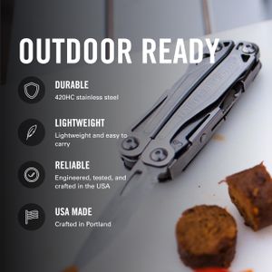 Leatherman Wingman Multi-Tool – Stainless Steel, 14 Tools