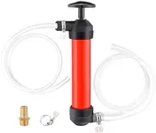 Antifreeze Hand Pump Kit - RV Water Hand Pump Kit with 3 Clamps, Water System Antifreeze Pump to Make Winterizing Easier for RV Camper Trailer, Water Fuel Transfer Pump for Gas Oil and Liquids